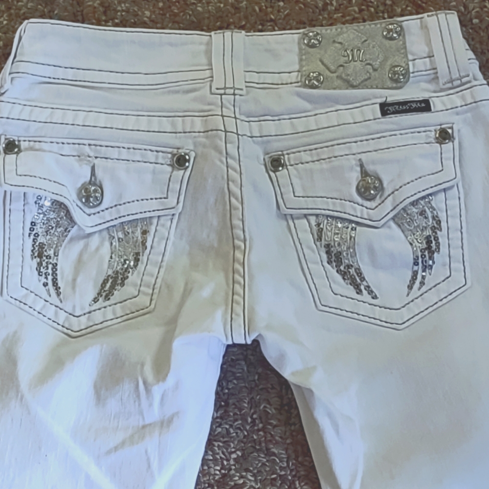 Miss Me Capri Jeans 27 - Picture 2 of 5